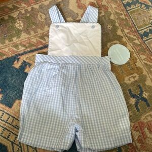Little English Gingham Romper